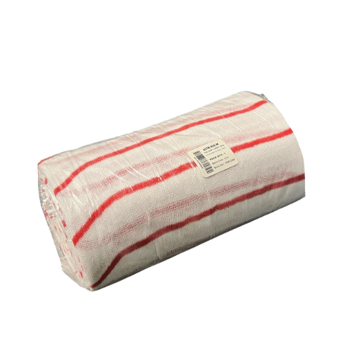 MUSLIN ROLL RED/WHITE