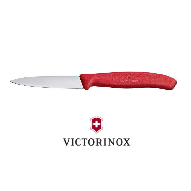 PARING KNIFE RED HANDLE