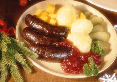 Spicy Mulled Wine Sausage