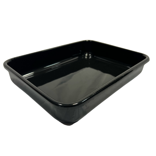 TRAY BLACK 12X9X2